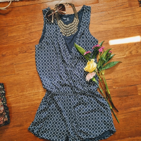 GAP Dresses & Skirts - Final Price!! Gap Body Navy Blue Romper